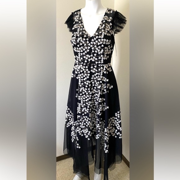 BCBGMaxAzria Dresses & Skirts - BCBG MaxAzria Black and White Asymmetrical
High-Low gorgeous prom ore eve dress.